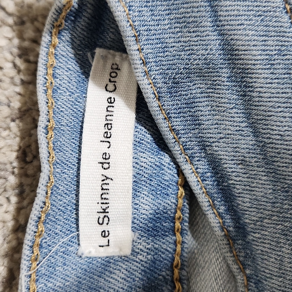 Frame Le Skinny de Jeanne Crop in Jerome Light Wash Size 25 - Picture 6 of 15